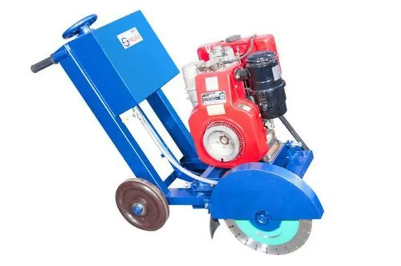 Commercial Road Groove Cutter Machine Motor With Engine